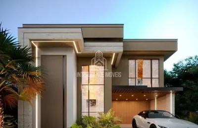 ** casa à venda em condomínio com 3 suítes sendo uma master com closet, móveis planejados no florai