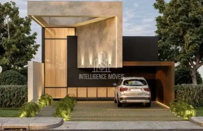 ** casa à venda no condomínio florais pérola com 3 suítes sendo uma suíte master em 185m² construíd