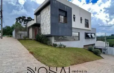 Casa mobiliada com piscina para venda no bairro vila estrela em ponta grossa