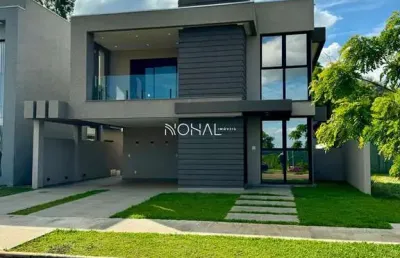 Casa semi mobiliada à venda com 3 suítes no condomínio terras alphaville