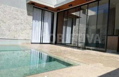 Maravilha casa térrea de alto padrão em condomínio fechado na zona sul de uberlândia