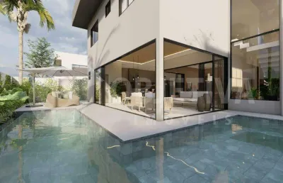 Magnífica casa nova, estilo sobrado de alto padrão, no condomínio fechado alphaville 2 em uberlândia