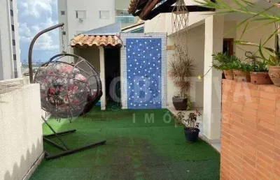 Cobertura à venda, 3 quartos, 1 suíte, 2 vagas, santa monica - uberlandia/mg