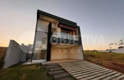 Casa em condomínio à venda, 4 quartos, 3 suítes, 4 vagas, terras alpha - uberlandia/mg