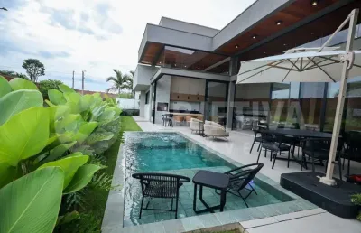 Belíssima casa térrea disponível para a venda no condomínio jardins genova em uberlândia