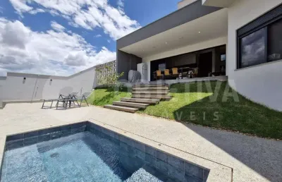Casa em condomínio à venda, 3 quartos, 1 suíte, 4 vagas, terras alpha - uberlandia/mg