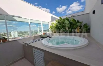 Cobertura à venda, 3 quartos, 1 suíte, 3 vagas, tabajaras - uberlandia/mg