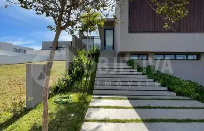 Espetacular casa nova disponível no luxuoso condomínio alphaville 1 em uberlândia