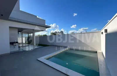 Casa nova disponível para venda no luxuoso condomínio splendido em uberlândia