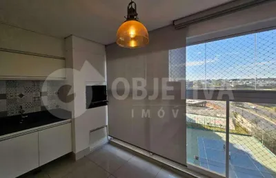 Apartamento para aluguel, 3 quartos, 3 suítes, 2 vagas, jardim karaiba - uberlandia/mg