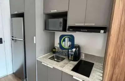 Studio com 1 dormitório para alugar, 27 m² por r$ 2.400/mês - chácara seis de outubro - são paulo/sp