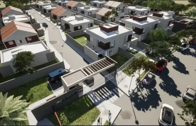 Excelentes casas em condomínio novo, com 3 quartos - embu - colombo