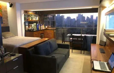 Apartamento com 1 quarto à venda no brooklin paulista, são paulo , 43 m2 por r$ 778.610