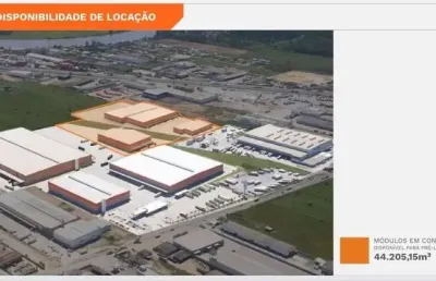 Galpões com módulos de 1.600 a 44.000m2 para locação em itajaí - sc