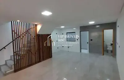 Sobrado novo localizada no jardim das maravilhas, em santo andré -