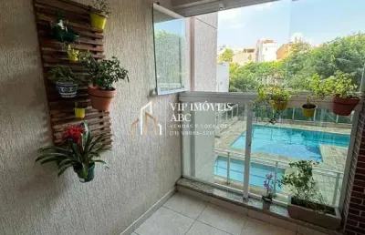 Apartamento à venda 84m² no condomínio vivere vila valparaiso, santo andré