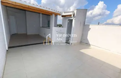 Cobertura nova com elevador à venda na vila pires r$456mil