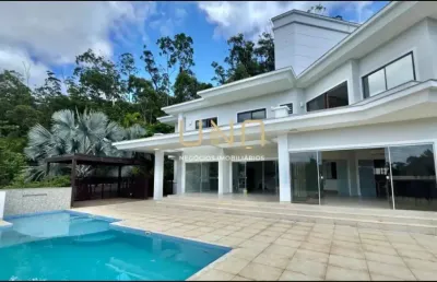 Casa com 5 dormitórios à venda, 477 m² por r$ 3.600.000,00 - carvoeira - florianópolis/sc