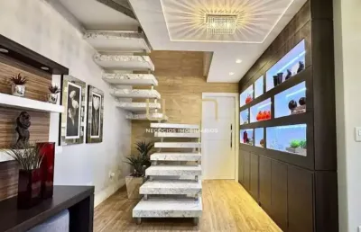 Cobertura com 3 quartos, 206 m², à venda por r$ 2.720.000- rua duarte schutel - centro - florianópolis/sc