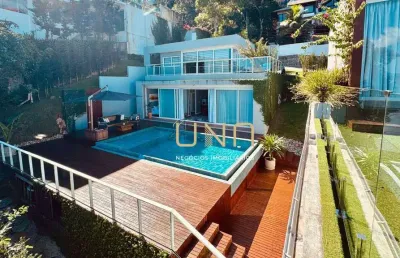 Casa com 5 dormitórios à venda, 600 m² por r$ 5.490.000,00 - sambaqui - florianópolis/sc