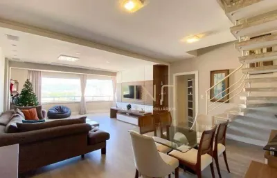 Apartamento com 3 dormitórios à venda, 250 m² por r$ 3.180.000,00 - trindade - florianópolis/sc