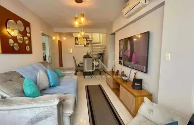 Apartamento duplex com 3 dormitórios à venda, 172 m² por r$ 1.490.000,00 - campinas - são josé/sc