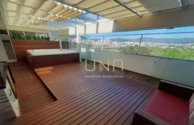 Cobertura com 2 dormitórios à venda, 108 m² por r$ 1.170.000,00 - itacorubi - florianópolis/sc