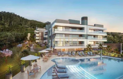 Apartamento alto padrão com 3 suítes e 2 vagas de garagem no bairro cacupé/florianópolis.