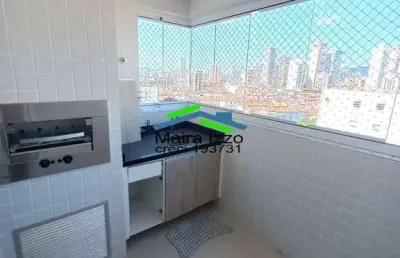 Apartamento 2 dormitórios - 1 suíte - 1 vaga demarcada - boqueirão - santos