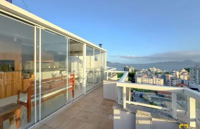 Cobertura - bairro coqueiros - piscina - vista mar - 3 dormitórios - 2 vagas - florianópolis - sc