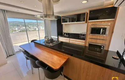 Cobertura duplex com vista privilegiada - 3 quartos | 118m² | semi-mobiliada