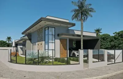 Casa com 3 quartos à venda na Rua Fábio Custódio, 000, Forquilhas, São José