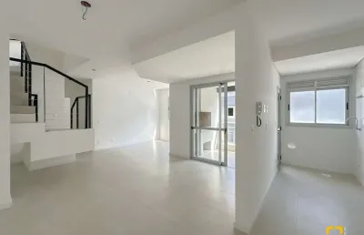 Apartamento duplex - 2 dormitórios, sendo 1 suíte - 2 vagas - bairro estreito - florianópolis