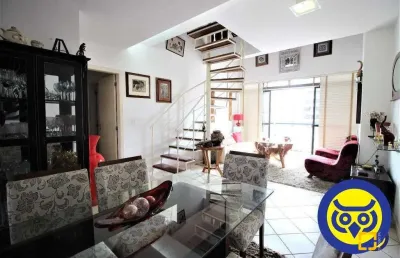Cobertura duplex, 3 quartos(suíte), 2 vagas, terraço - próximo beira mar - centro/fpolis-sc