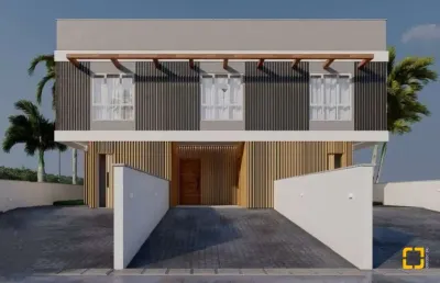 Casa financiável com 3 suítes à venda no campeche, em florianópolis.