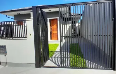 Casa financiável dois quartos com suite em forquilhas,