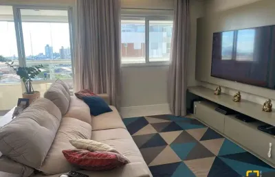 Apartamento planta de 3 quartos sendo 1 suíte, convertido pra 2 quartos, bairro floresta são josé sc