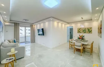 Apartamento mobiliado - 3 dormitórios - centro - florianópolis - sc - beira mar