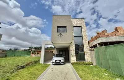Casa em condomínio para venda em curitiba, santa cândida, 3 dormitórios, 3 suítes, 4 banheiros, 2 vagas