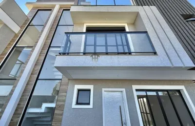 Casa em condomínio para venda em curitiba, orleans, 3 dormitórios, 1 suíte, 4 banheiros, 1 vaga