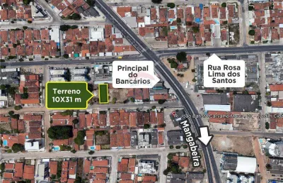 Terreno de 310m² a venda ao lado da principal dos bancários