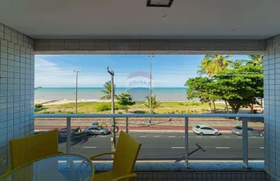 Flat de alto padrão à beira-mar e vista definitiva a venda no cabo branco