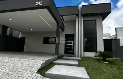 Casa térrea condomínio á venda - loteamento floresta - 3 dormitórios - 152m²