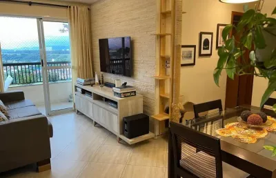 Apartamento, 65 m²,  2 quartos, 1 suíte, 2 wc,  - parque flamboyant