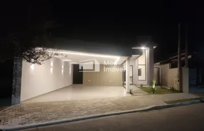 Casa nova com 194m² construção - 350m² terreno- 3 dormitórios com suite -cond. residencial mantiqueira