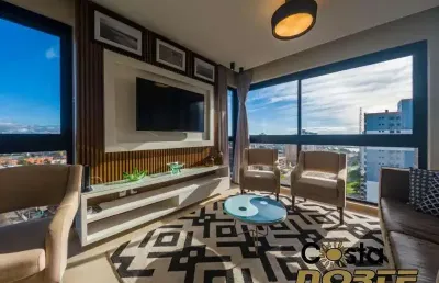 Apartamento luxuoso mobiliado e decorado em tramandaí