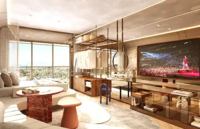 Lindos apartamentos e studios na barra olímpica com serviços de hotelaria disponíveis em frente ao parque olímpico