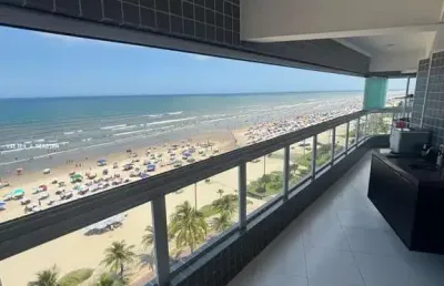 Apartamento para venda em praia grande, caiçara, 3 dormitórios, 1 suíte, 3 banheiros, 2 vagas
