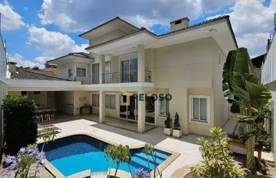 Sobrado à venda | 490m² | 4 suítes | 8 vagas | tremembé - são paulo/sp