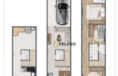 Sobrado à venda | 140m² | 3 suítes  | 2 vagas | jardim são paulo - são paulo/sp